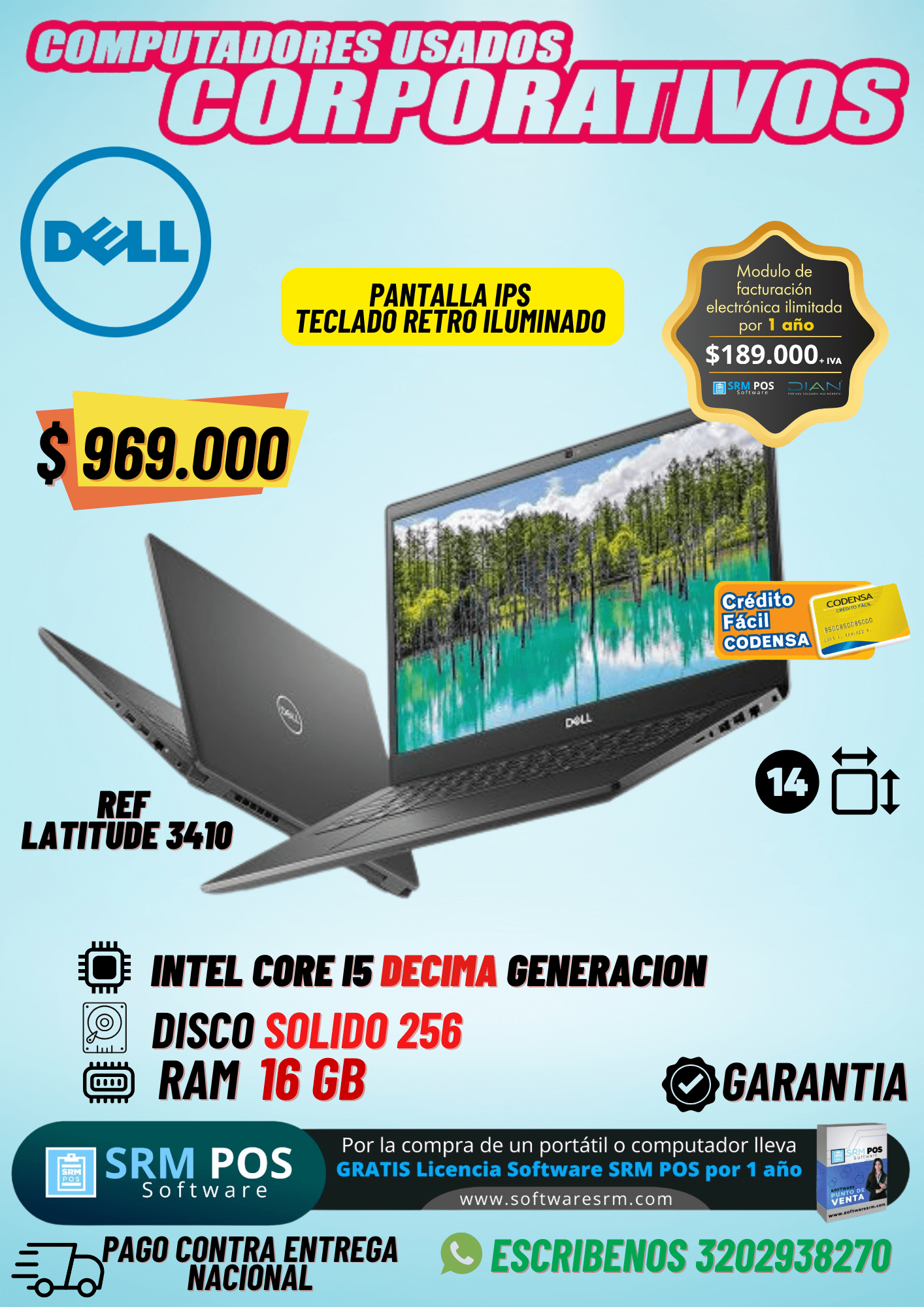 Dell 3410 Intel® Core™ I5 decima